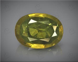 Natural Heated & Treated Yellow Sapphire Certified 2.02 CTS (DIN 86200 )